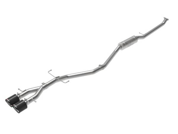 aFe - aFe Takeda 2.5in 304SS Cat-Back Exhaust System 17-20 Honda Civic SI Coupe L4-1.5L (t) - 49-36620-C