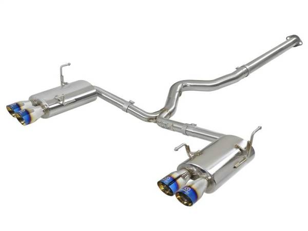 aFe - aFe Takeda 3in 304 SS Cat-Back Exhaust System 15-18 Subaru WRX/WRX STI H4-2.0/2.5L (t) - 49-36801-L