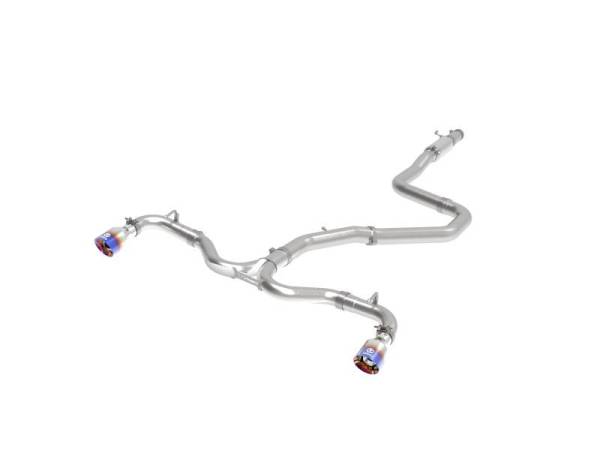 aFe - aFe Takeda 304SS Cat-Back Exhaust w/Blue Flame Tips 2018 Hyundai Elantra GT Sport I4 1.6L (t) - 49-37003-1L