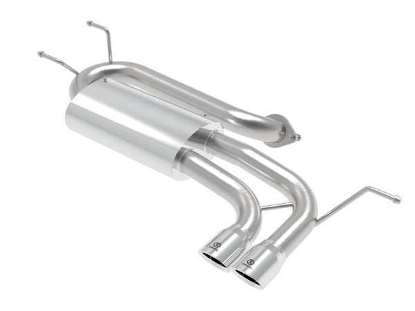 aFe - aFe Takeda 2-1/2in 304 SS Axle-Back Exhaust w/ Polished Tip 16-19 Mazda Miata L4 2.0L - 49-37004-P