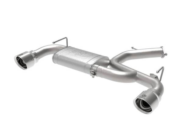 aFe - aFe Power Axle Back Exhaust - 19-20 Hyundai Veloster N L4-2.0L (t) w/ Polished tips - 49-37007-P