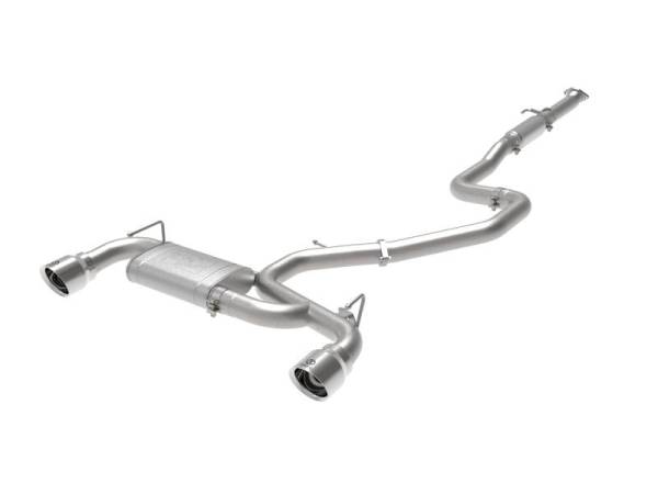 aFe - aFe Power Cat Back Exhaust - 19-20 Hyundai Veloster N L4-2.0L (t) w/ Polished Tips - 49-37008-P