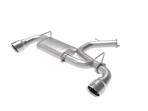 aFe - aFe Takeda Exhaust Axle-Back 19-20 Hyundai Veloster N 304SS Polished Dual Tips Exhaust - 49-37009-P