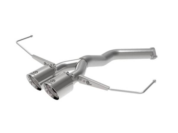 aFe - aFe Takeda 3in-2.5in 304 SS Axle-Back Exhaust w/Polished Tip 19-20 Hyundai Veloster I4-1.6L(t) - 49-37012-P