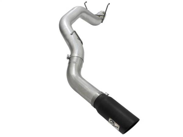 aFe - aFe MACHForce XP 5in DPF-Back SS Exhaust Dodge RAM 13-14 6.7L (td) Mega Cab w/ Black Tip - 49-42039-B