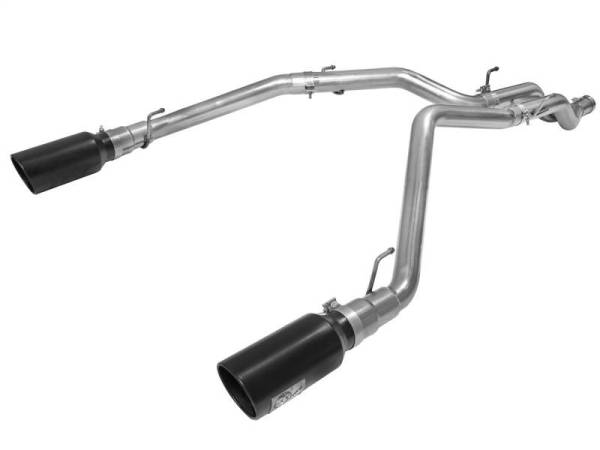 aFe - aFe MACHForce XP DPF-Back Exhaust 3in SS w/ 6in Black Tips 2014 Dodge Ram 1500 V6 3.0L EcoDiesel - 49-42044-B