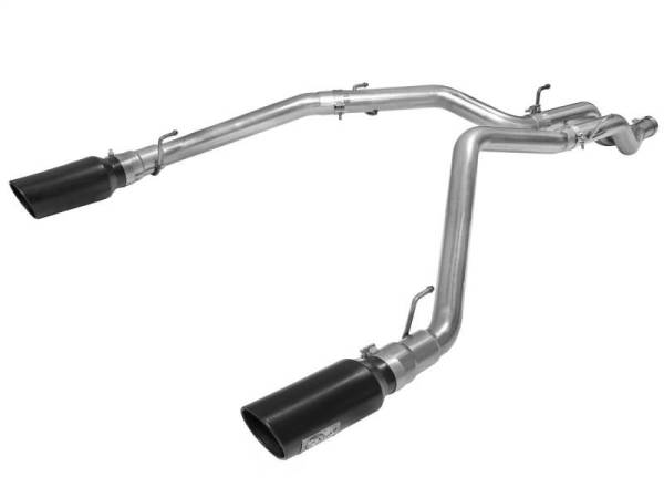 aFe - aFe MACHForce XP DPF-Back Exhaust 3in SS w/ 5in Black Tips 2014 Dodge Ram 1500 V6 3.0L EcoDiesel - 49-42045-B