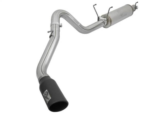 aFe - aFe MACHForce XP 4in Exhausts Cat-Back SS Side Exit 14-17 Dodge Ram 2500 V8-6.4L Hemi w/ Black Tips - 49-42056-B