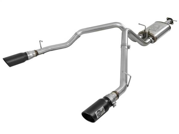 aFe - aFe MACH Force-Xp 3in 409 SS Cat-Back Exhaust 2019 RAM 1500 V8-5.7L w/ Black Tip - 49-42059-B