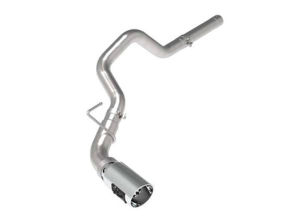 aFe - aFe Large Bore-HD 3in 409-SS DPF-Back Exhaust System w/ Polished Tip 14-19 RAM 1500 V6 3.0L (td) - 49-42065-P