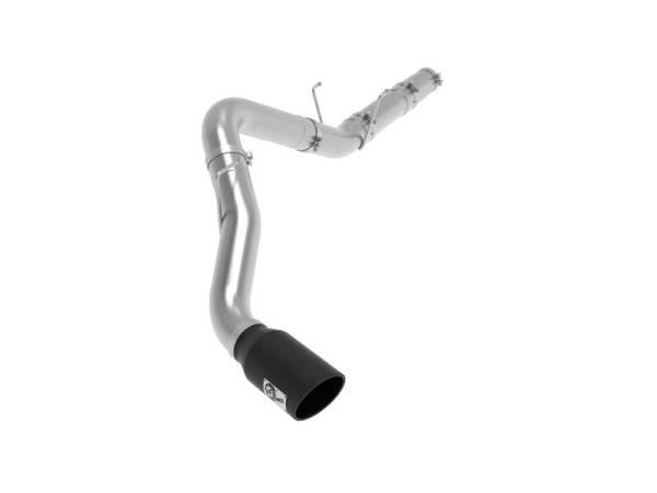 aFe - aFe Large-Bore HD 5in 409SS DPF-Back Exhaust System w/Black Tip 19-20 Ram Diesel Trucks L6-6.7L (td) - 49-42078-B