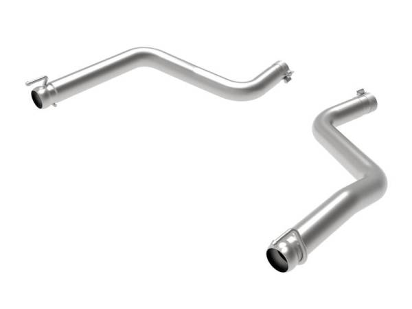 aFe - aFe MACHForce-XP Exhausts 409-SS Axle-Back Exh w/ Pol Tip 15-20 Dodge Challenger Hellcat V8-5.7L(sc) - 49-42079