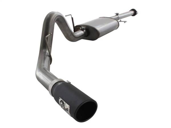 aFe - aFe MACHForce XP SS Exhaust 3in Cat-Back w/4.5in Black Tip 11-14 Ford F150 Ecoboost V6 3.5Ltt - 49-43067-B