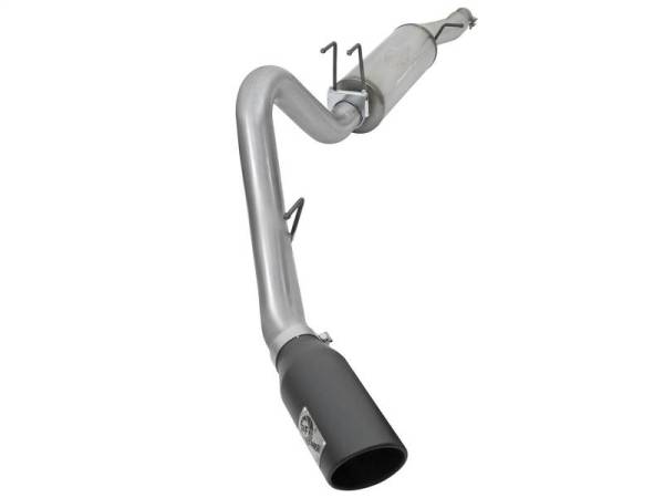 aFe - aFe MACHForce XP 4in Cat-Back SS-409 Exhaust w/ Black Tips 2017 Ford Super Duty F-250/F-350 V8-6.2L - 49-43086-B