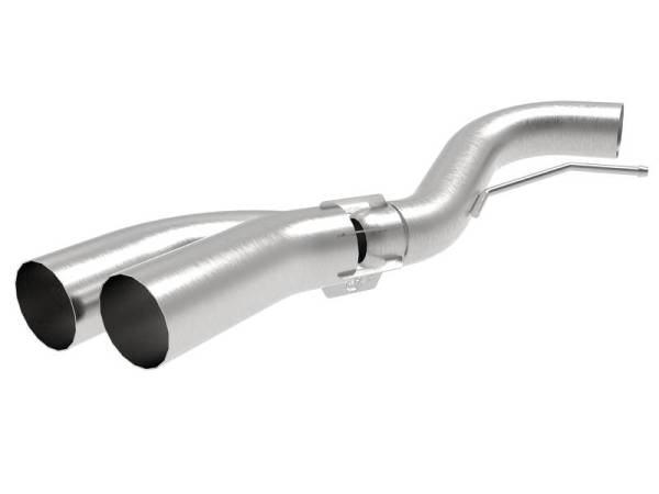 aFe - aFe Rebel DPF-Back 409 SS Exhaust System w/Dual Polished Tips 18-19 Ford F-150 V6 3.0L (td) - 49-43108-P