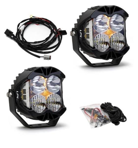 Baja Designs - Baja Designs LP4 Pro Driving/Combo LED - Clear (Pair) - 297803