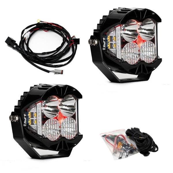 Baja Designs - Baja Designs LP4 Pro Driving/Combo LED - Red Backlight (Pair) - 297814