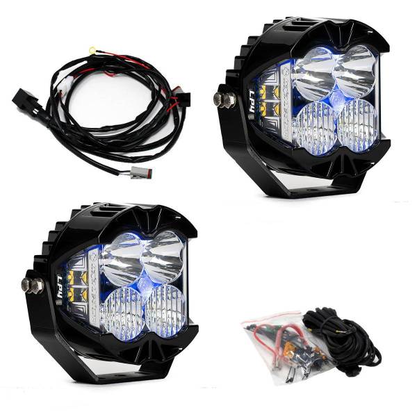 Baja Designs - Baja Designs LP4 Pro Driving/Combo LED - Blue Backlight (Pair) - 297815