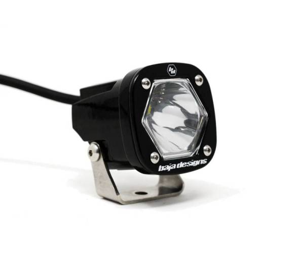 Baja Designs - Baja Designs S1 Spot LED Light w/ Mounting Bracket Single - 380001