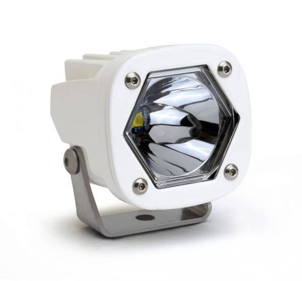 Baja Designs - Baja Designs S1 Spot LED Light w/ Mounting Bracket Single - White - 380001WT