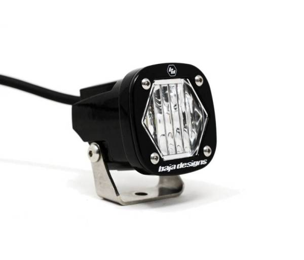 Baja Designs - Baja Designs S1 Wide Cornering LED Light w/ Mounting Bracket Single - 380005