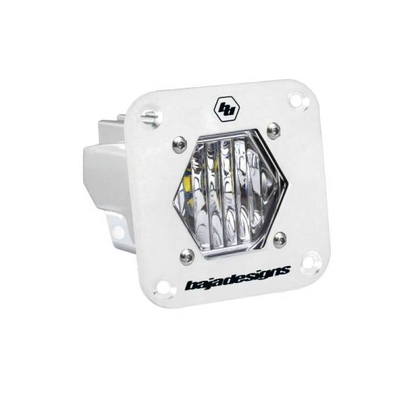 Baja Designs - Baja Designs S1 Flush Mount Wide Cornering LED White - 381005WT