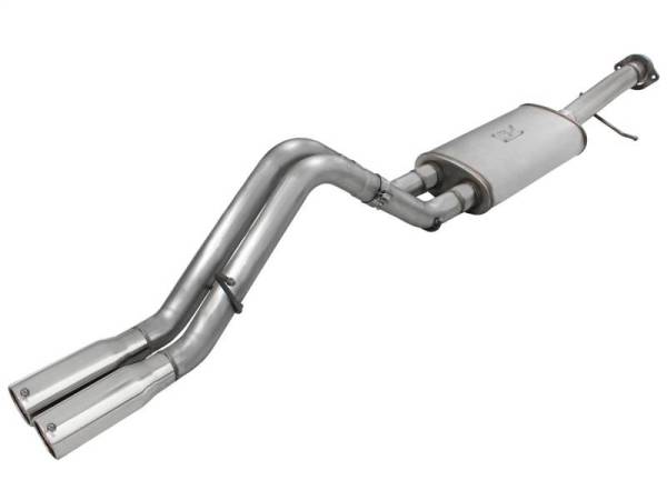 aFe - aFe Power MACHForce XP Exhaust System Cat-Back 409 Stainless Steel 07-08 Hummer H2 V8 6.0L/6.2L - 49-44049