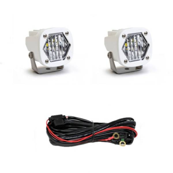 Baja Designs - Baja Designs LED Light Pod S1 Wide Cornering White Pair - 387805WT