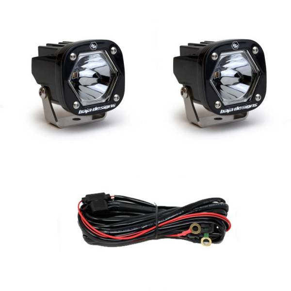 Baja Designs - Baja Designs S1 Spot Laser LED Light w/ Mounting Bracket Pair - 387807