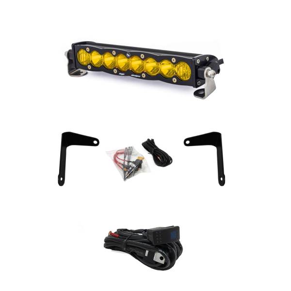 Baja Designs - Baja Designs Can-Am X3 Shock Mount Kit w/10in S8 Light Bar - Amber - 447038