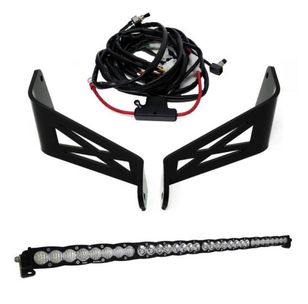 Baja Designs - Baja Designs S8 Can-Am Maverick X3 Rock Crawler 40in Roof Mount Kit - 447083