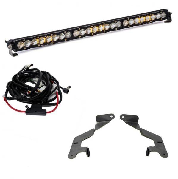 Baja Designs - Baja Designs 2014+ 30in Grille LED Light Bar Kit For Toyota Tundra S8 Driving Combo - 447160