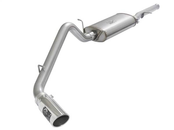 aFe - aFe MACHForce XP Exhausts Cat-Back Polished Tips 09-17 GM Silverado 1500 4.3/5.3L RegCab SB/LB - 49-44072-P