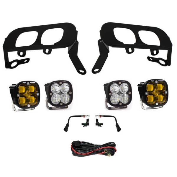 Baja Designs - Baja Designs 14-15 Silverado 1500 White Fog Pocket Kit - Amber - 447531