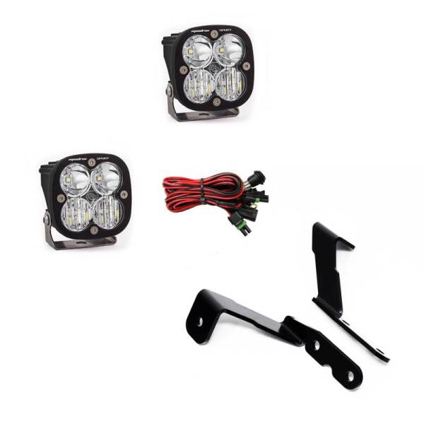 Baja Designs - Baja Designs 2007-2013 GM Silverado/Sierra Squadron Sport Lights A-Pillar Kit - 447575