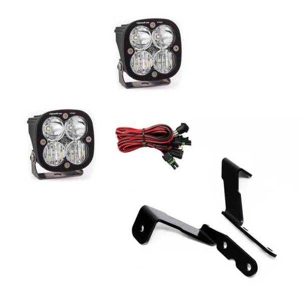 Baja Designs - Baja Designs 2007-2013 GM Silverado/Sierra Squadron Pro Lights A-Pillar Kit - 447576