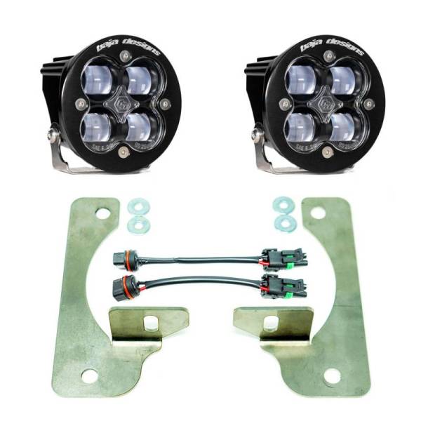 Baja Designs - Baja Designs 18+ Wrangler JL Rubicon Squadron-R Fog Light & Fog Pocket Kit - 447623