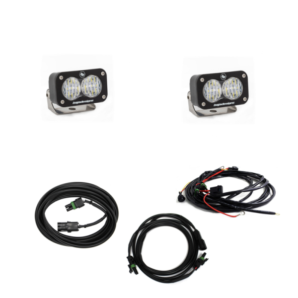 Baja Designs - Baja Designs 2018+ Jeep JL LED Light Kit Reverse Kit Dual S2 Sport w/C Wrangler JL - 447651