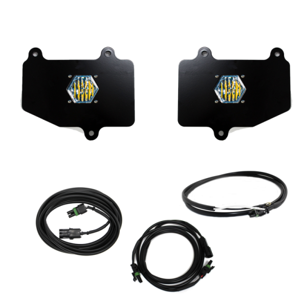 Baja Designs - Baja Designs 18+ Jeep Wrangler JT Dual S1 Reverse Kit w/ Upfitter - 447652UP