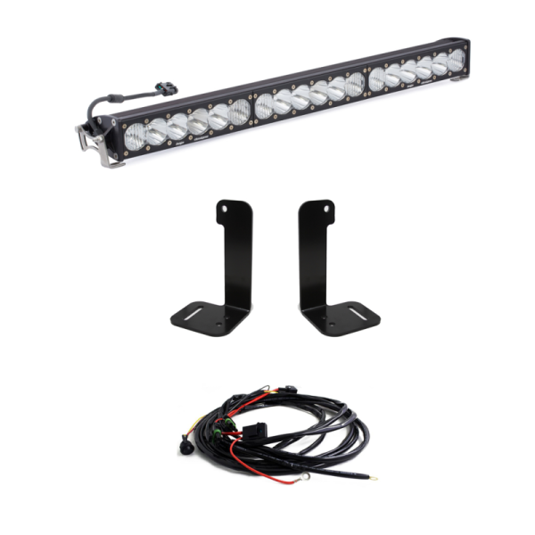 Baja Designs - Baja Designs 2018+ Jeep Wrangler JL/JT OnX6+ 30in Bumper LED Light Bar Kit - 447657