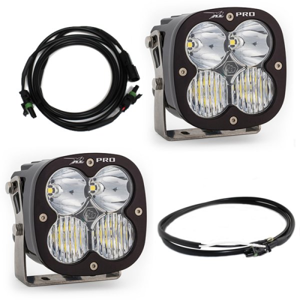 Baja Designs - Baja Designs Jeep JL/JT Rubicon Steel Bumper LED Light Kit XL Pro w/Upfitter - 447668UP