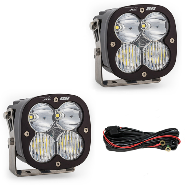 Baja Designs - Baja Designs Jeep JL/JT Rubicon Steel Bumper LED Light Kit XL 80 - 447669