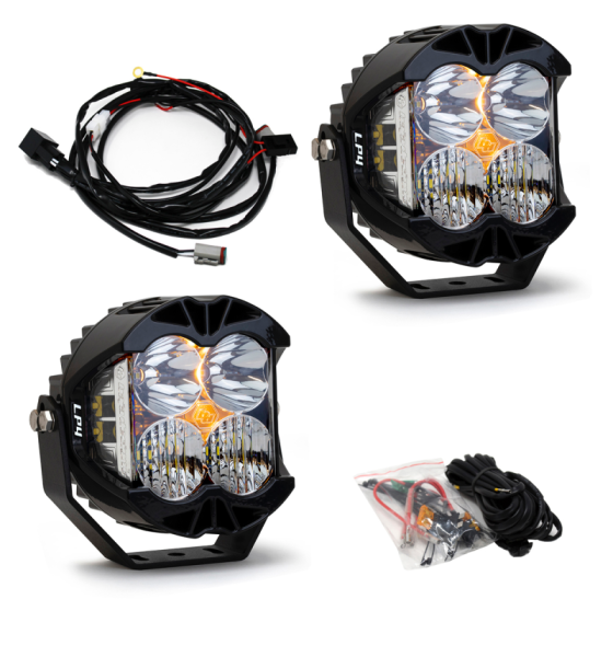 Baja Designs - Baja Designs Jeep JL/JT Rubicon Steel Bumper LED Light Kit LP4 - 447672