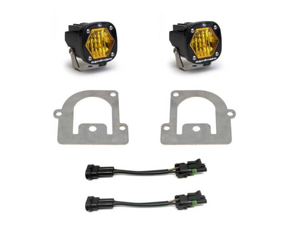 Baja Designs - Baja Designs 21+ Ford Bronco Sport S1 WC LED Fog Pocket Light Kit - Amber - 447683