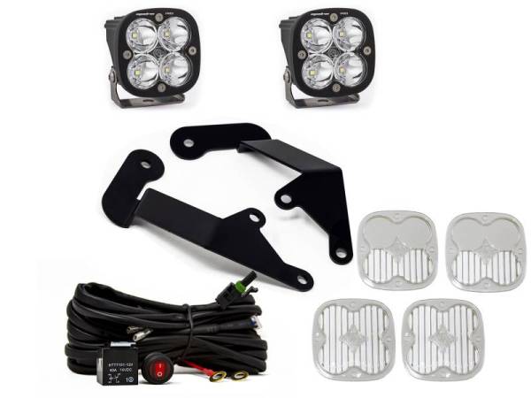 Baja Designs - Baja Designs 21+ Ford Bronco Sport Squadron Pro Spot LED Light Pods - Clear - 447686