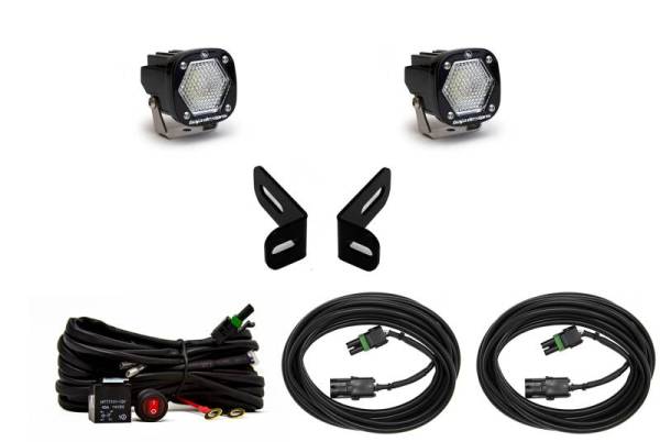 Baja Designs - Baja Designs 21+ Ford Bronco Sport Dual S1 WC Dual Reverse Kit - Clear - 447689