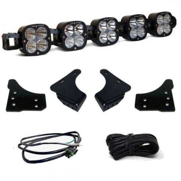 Baja Designs - Baja Designs 2021+ Ford F150 5 XL Linkable Light Bar Kit w/Upfitter - 447691UP