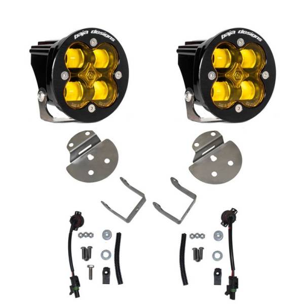 Baja Designs - Baja Designs 15-19 Canyon/Colorado Fog Light & Fog Pocket Kit - Amber - 447715