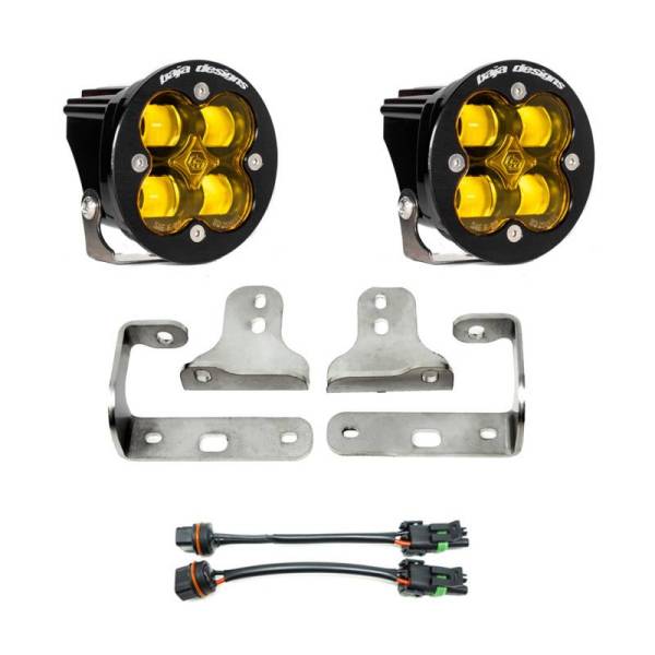 Baja Designs - Baja Designs 2018+ Wrangler JL Rubicon Sport Fog Light Pocket Kit - Amber - 447722