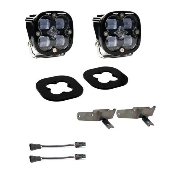 Baja Designs - Baja Designs 11-16 Ford Super Duty Squadron Pro Series Fog Pocket Kit - 447730